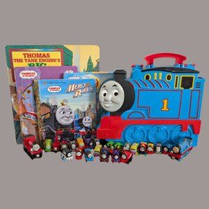 Thomas & Friends Mega Bundle Lot | Books + Carry Case + Minis Collection